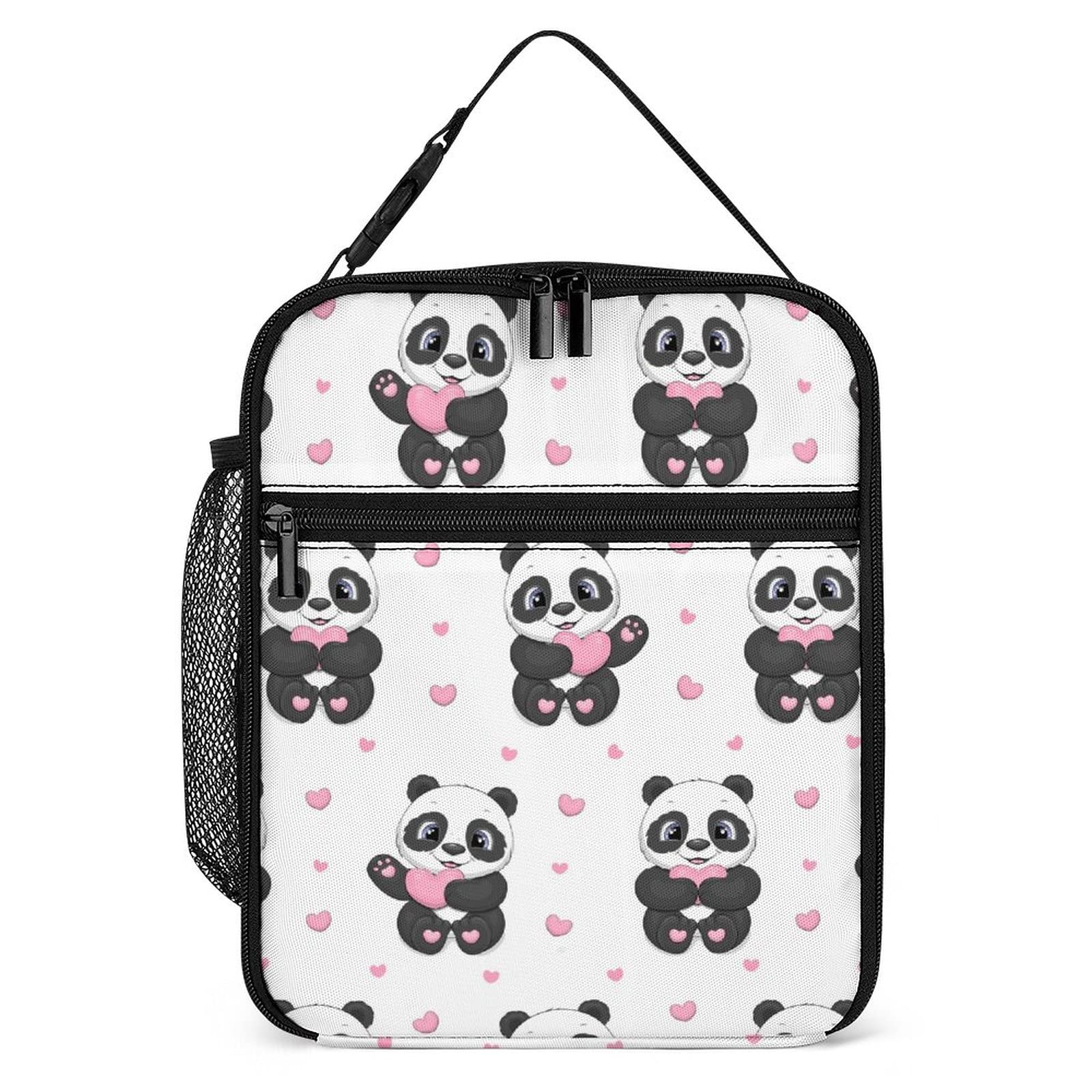 Borsa Termica Per Pranzo A Forma Di Panda, Portatile, 27x16x17cm, Isolata, Per Lavoro, Picnic, Scuola - 4