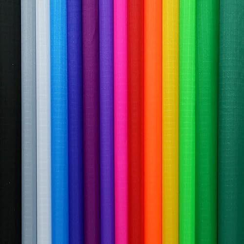 Miniatura 28 de 9KM DWLIFE Tela de nailon Ripstop, gris de 60 x 196 pulgadas, 40D impermeable, ligera, resistente al viento, tela a granel para cometas, tiendas