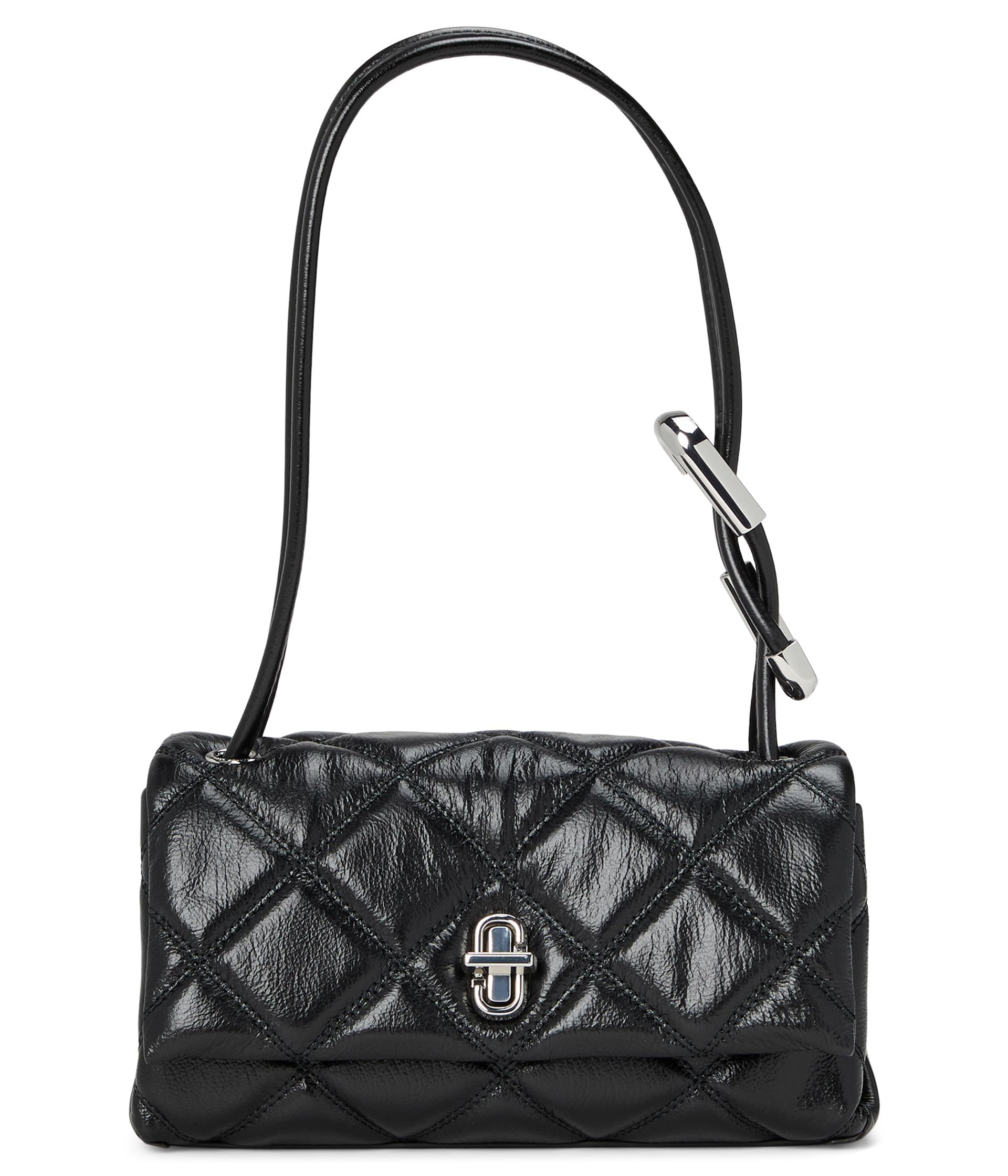 Sac à main Mini Dual Chain en cuir noir - Marc Jacobs