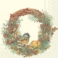 Vista 6 de Boston International IHR Servilletas de papel de 3 capas, 20 unidades, tamaño de cóctel, cupcakes gato