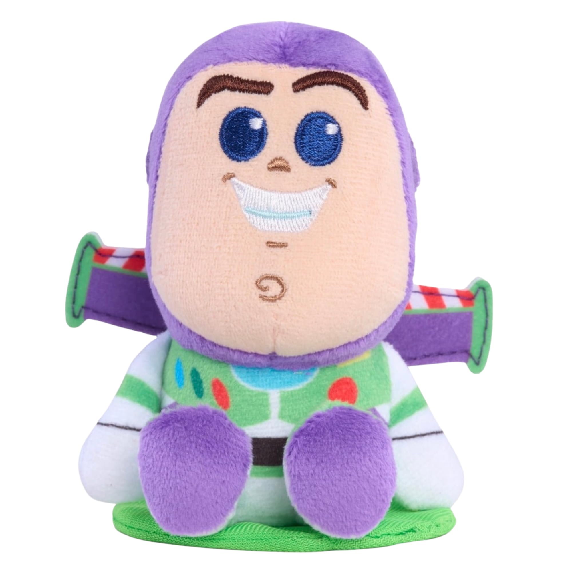 Disney Perch'd Toy Story 5 Buzz Lightyear - Peluche sentado en el hombro con base magnética, detalles bordados