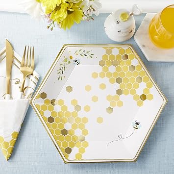 Kate Aspen Sweet as Can Bee Baby Shower, 9 Inch