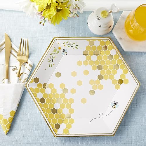 Kate Aspen Sweet as Can Bee Baby Shower, 9 Inch