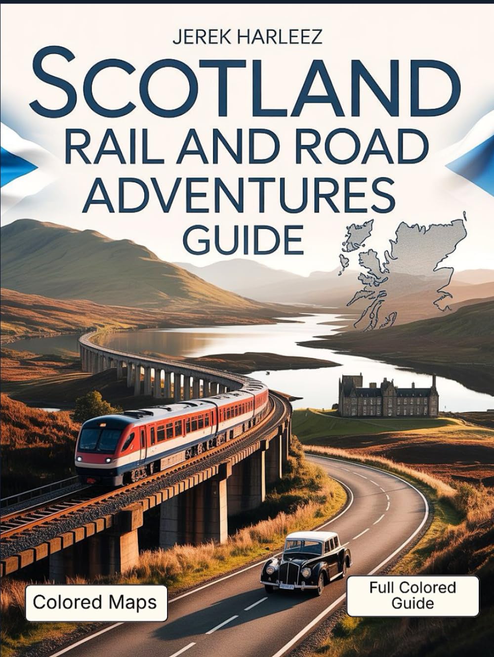 Scotland Rail and Road Adventures Guide: Explore Castles, Coastlines, and Highlands by Train and Car with Real Travel Routes, Local Insights, and Unforgettable Stops
