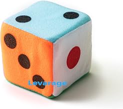 0032 Sponge Dice, Palm-Size, Chiming Dice, Large, Colorful, Nylon, Slim, 3.1 x 3.1 inches (80 x 80 x 80 x 80 mm)