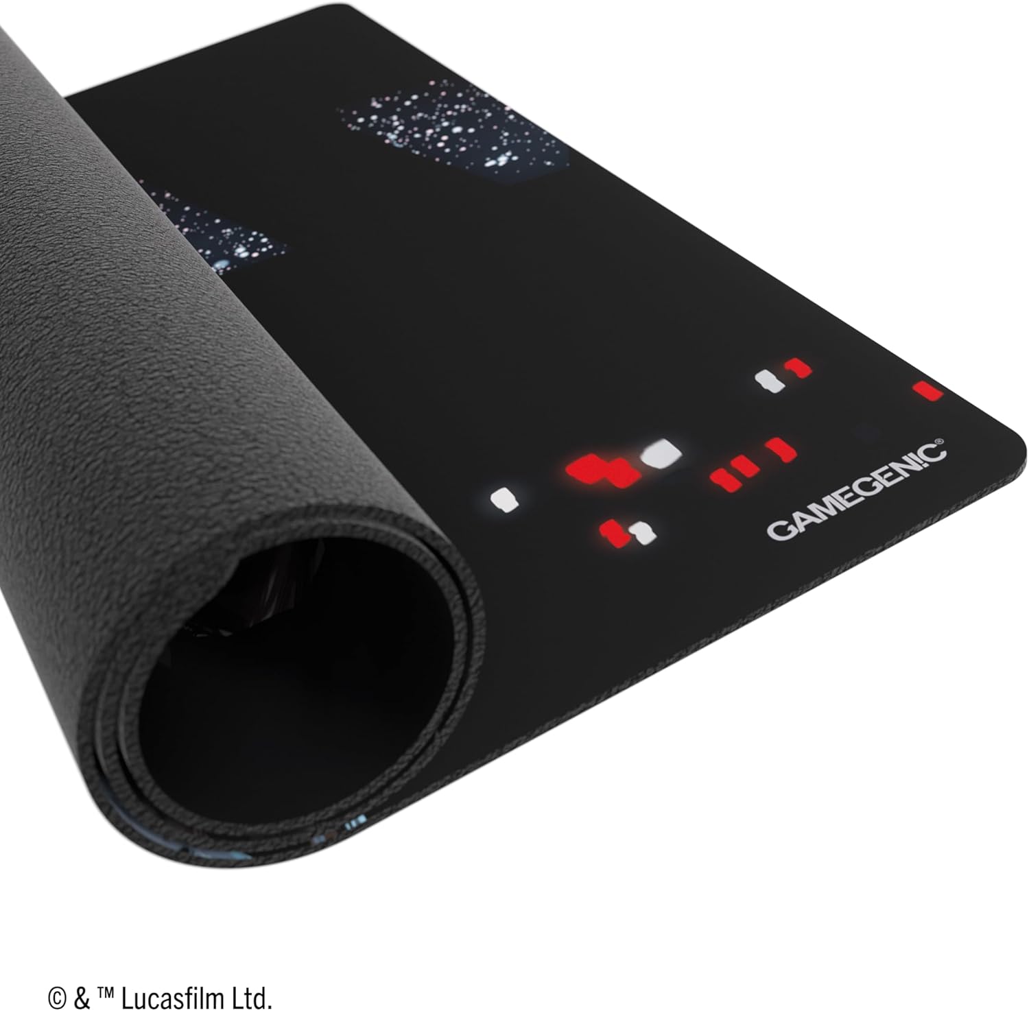 Star Wars Unlimited Mandalorian Prime Game MAT - Officially Licensed, Full-Color Printed, Playmat, Slip-Resistant 24" by 14" Rubber Mat, Compatible with TCGs & LCGs, Made by Gamegenic