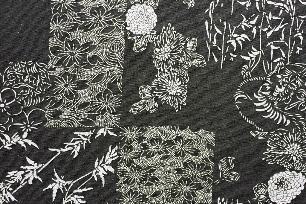 3-Yards Natural Linen Fabric |Linen Fabric by the Yard for Clothing |Floral Fabric by the Yard |100% Linen Fabric Linen Cloth for Sewing, Crafts, Tablecloths, Curtains, Drapes |Des.3 Dark Brown