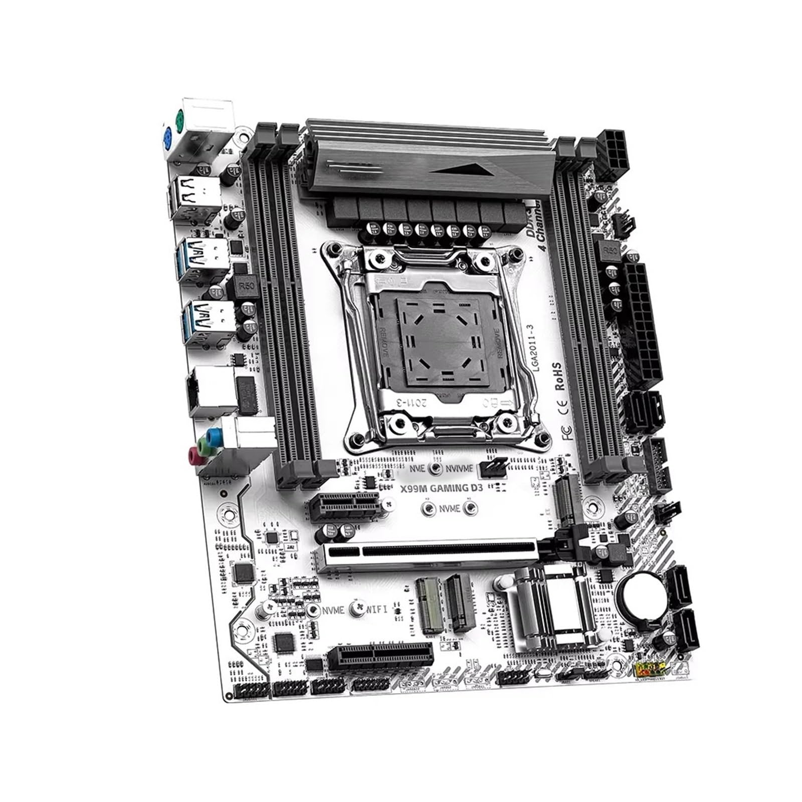 componenti pc Scheda madre Fit For JGINYUE X99 LGA2011-3 M-ATX Supporto Xeon E5 V3 V4 CPU DDR4 ECC RAM X99M GAMING D4 ARGB