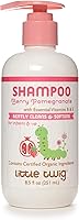 Vista 13 de Little Twig Champú, fórmula natural derivada de plantas, granada de bayas, 17 onzas líquidas.