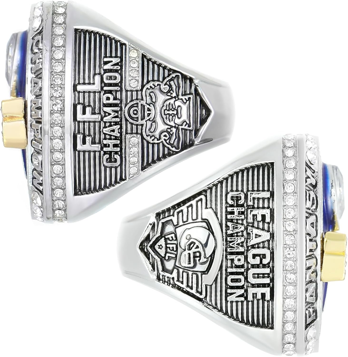 Fantasy Football Ring with Ring Box Trophy Award