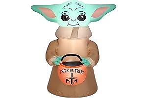 Star Wars Mandalorian Baby Yoda Inflatable for Trunk or Treat
