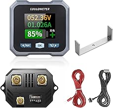 Goupchn DC 10-100V 0-50A Battery Tester Coulomb Counter Meter Capacity Indicator Ammeter Voltmeter Battery Monitor for Electric Bicycles, Electric Tricycles, RVs, Yachts