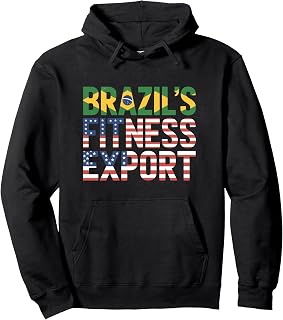 Brazil’s Fitness Export, Brazilian Pride Flag Heritage Pullover Hoodie