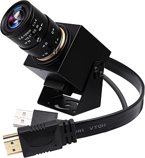ELP 4K HDMI USB Camera - 2.8-12mm 4X Zoom Webcam With Manual Adjustment for Computer, TV, Projector, Monitor Price In India