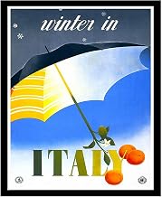 LUCKLYDOUDOU Canvas Painting Poster and Print Italy Art Travel Poster Modern Home and Bedroom Decoration 8x12inch