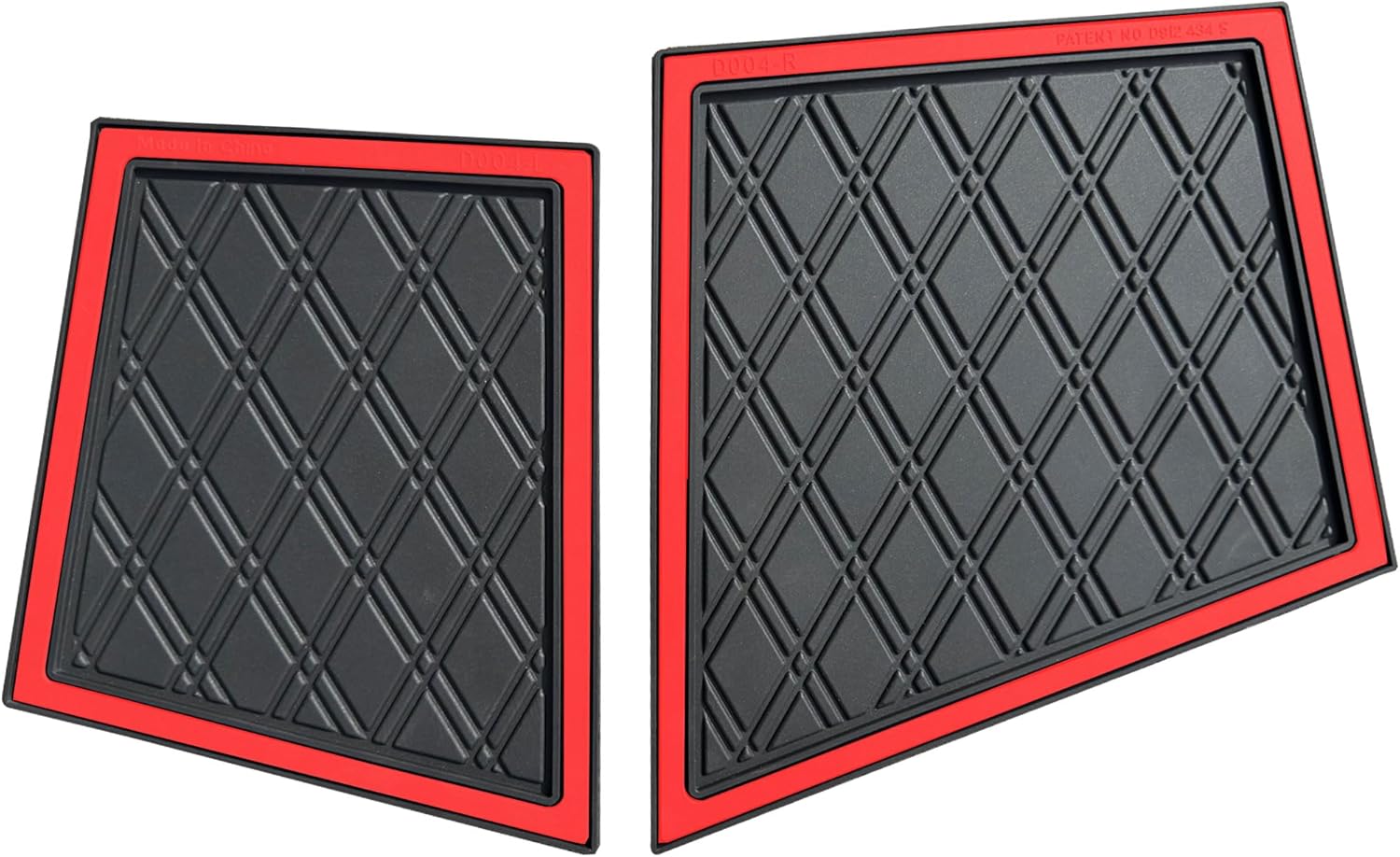 Xtreme Mats Dash Mat Compatible with 2017-2026 Yamaha Drive2 Golf Carts - Double Diamond Rubber Liner for GolfCar Cubbys and Dashes - Fits YAM DR2 only - Golf Cart Accessory