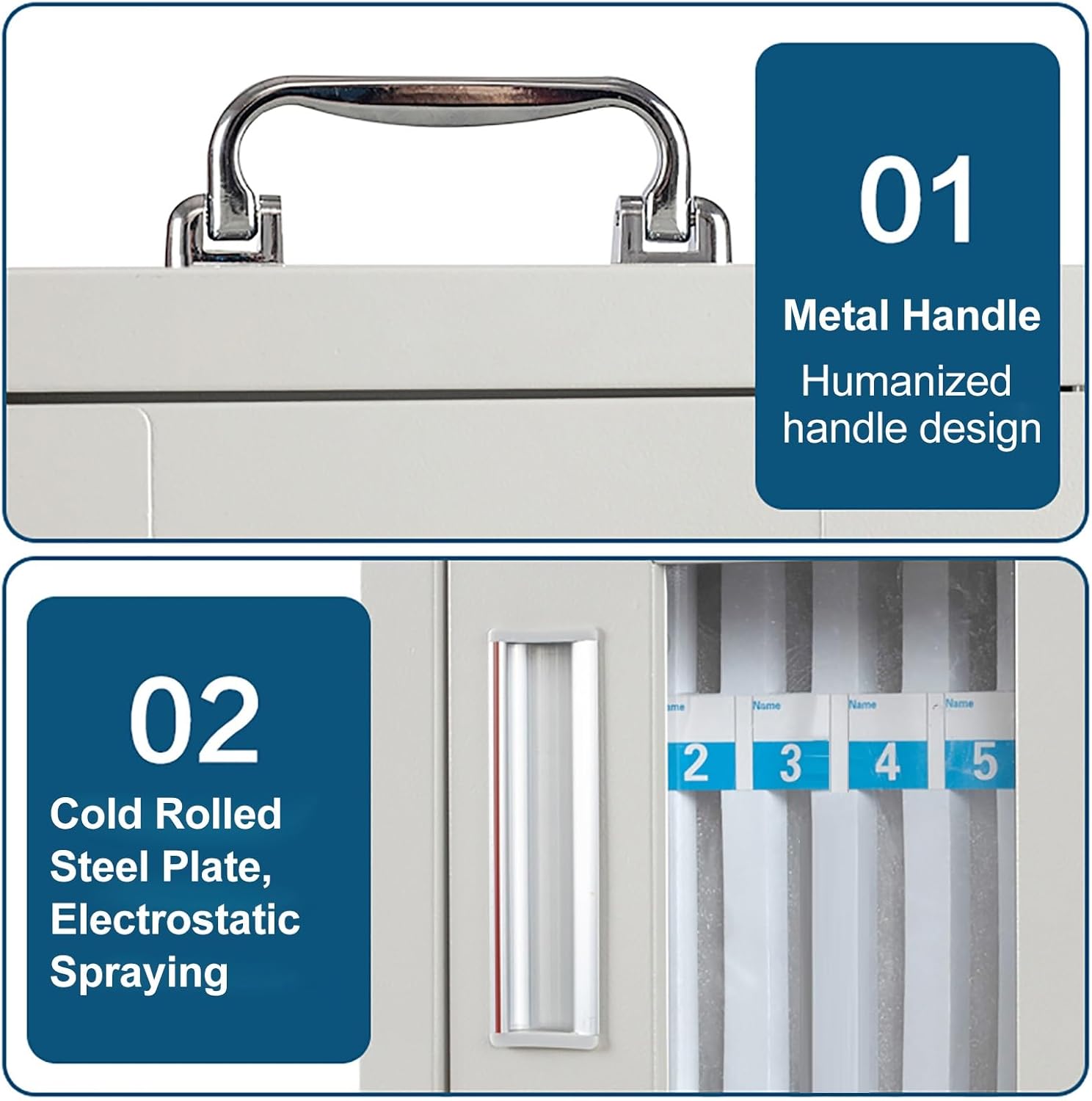 Thickened Steel Cell Phone Storage Cabinet, 12/24/36/48/60/102 Slots Lock Box, Wall-Mounted(24x21x28cm/9x8x11in)