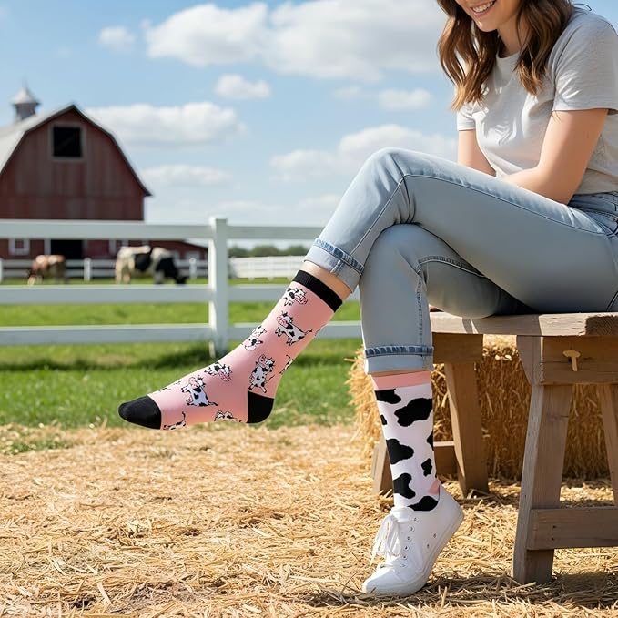 Calcetines HappyPop Vaca Mujer miniatura 2