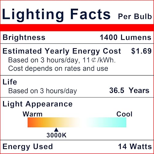 Miniatura 9 de Explux LED PAR38 de grado comercial, equivalente a 120 W, 1500 lúmenes, 40000 horas, bombillas clásicas de vidrio completo, regulables, impermeables