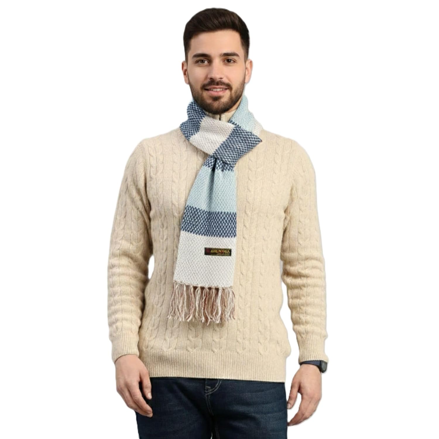 Winter Woolen Muffler for Men | Soft & Warm Knitted Scarf | Stylish Casual & Formal Wear Winter Woolen Muffler for Men | Soft & Warm Knitted Scarf | Stylish Casual & Formal Wear