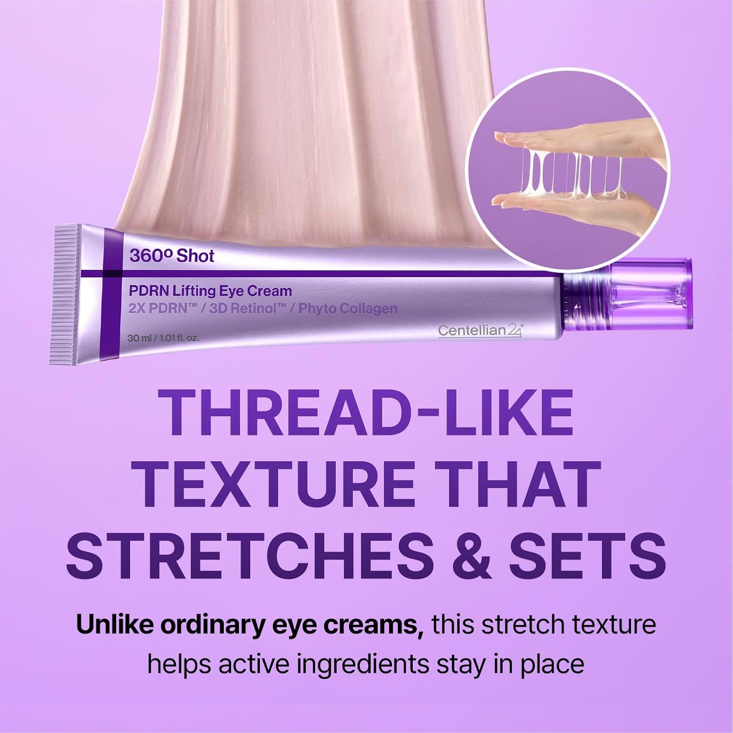 Centellian24 360 Shot PDRN Firming Eye Cream 30ml (1.01 fl oz) – Anti-Aging Retinol Eye Cream for Hooded Eyes, Wrinkle Smoothing, Firming Hydrating Care for Under-Eye Bags, Crow’s Feet & Dark Circles - Image 6