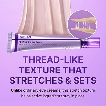 CENTELLIAN 24 360o Shot PDRN Eye Cream - Anti-Aging Retinol Eye Cream with TECA, Collagen, Firming & Wrinkle Smoothing, Hydrating Care for Dark Circles, Under-Eye Bags & Crow's Feet, 1.01 fl oz