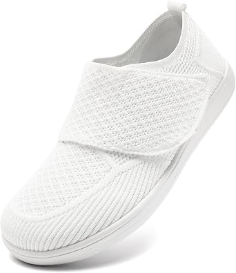 Diabetic Shoes for Women Wide Toe Box Adjustable Slip On Orthopedic Sneakers Zapatos para Diabeticos Mujer Comfortable Walking Women Shoes for Swollen Feet