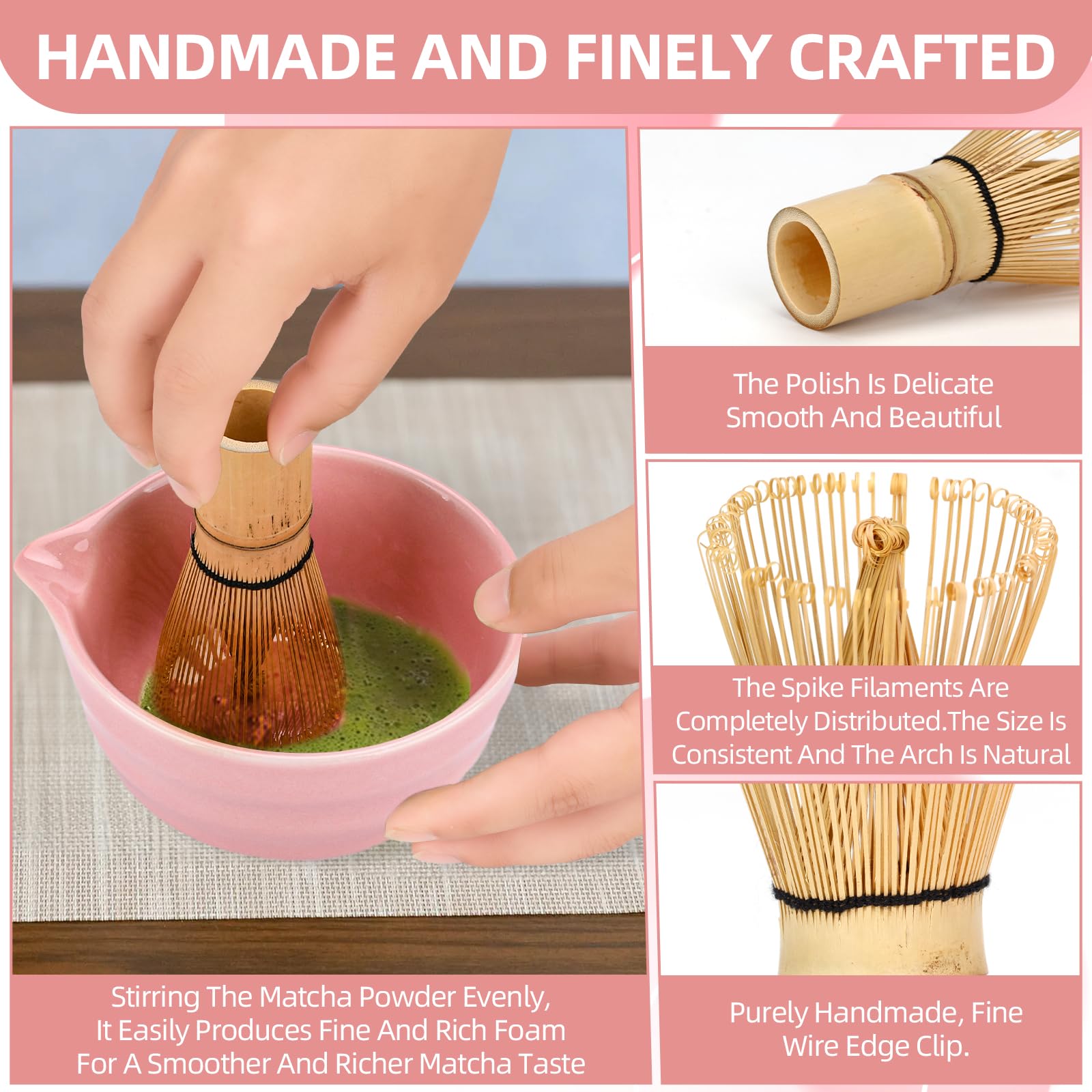 Set de Matcha,Set Completo para Ceremonia del Té con Cuenco (Diseño Pico de Águila),Batidor de Bambú,Tamiz,Cuchara y Accesorios,Kit de Regalo para Amantes del Matcha,Uso en Hogar,Oficina o Cocina
