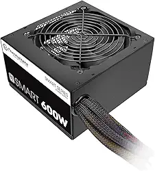 Fonte de Alimentação Thermaltake Smart - 600W, 80 Plus, White, PFC Ativo, S/Cabo
