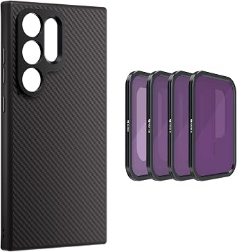 FREEWELL Pro Filmmaker Case ND Filters Kit Compatible with Samsung Galaxy S24 Ultra- 17mm Lens Slot