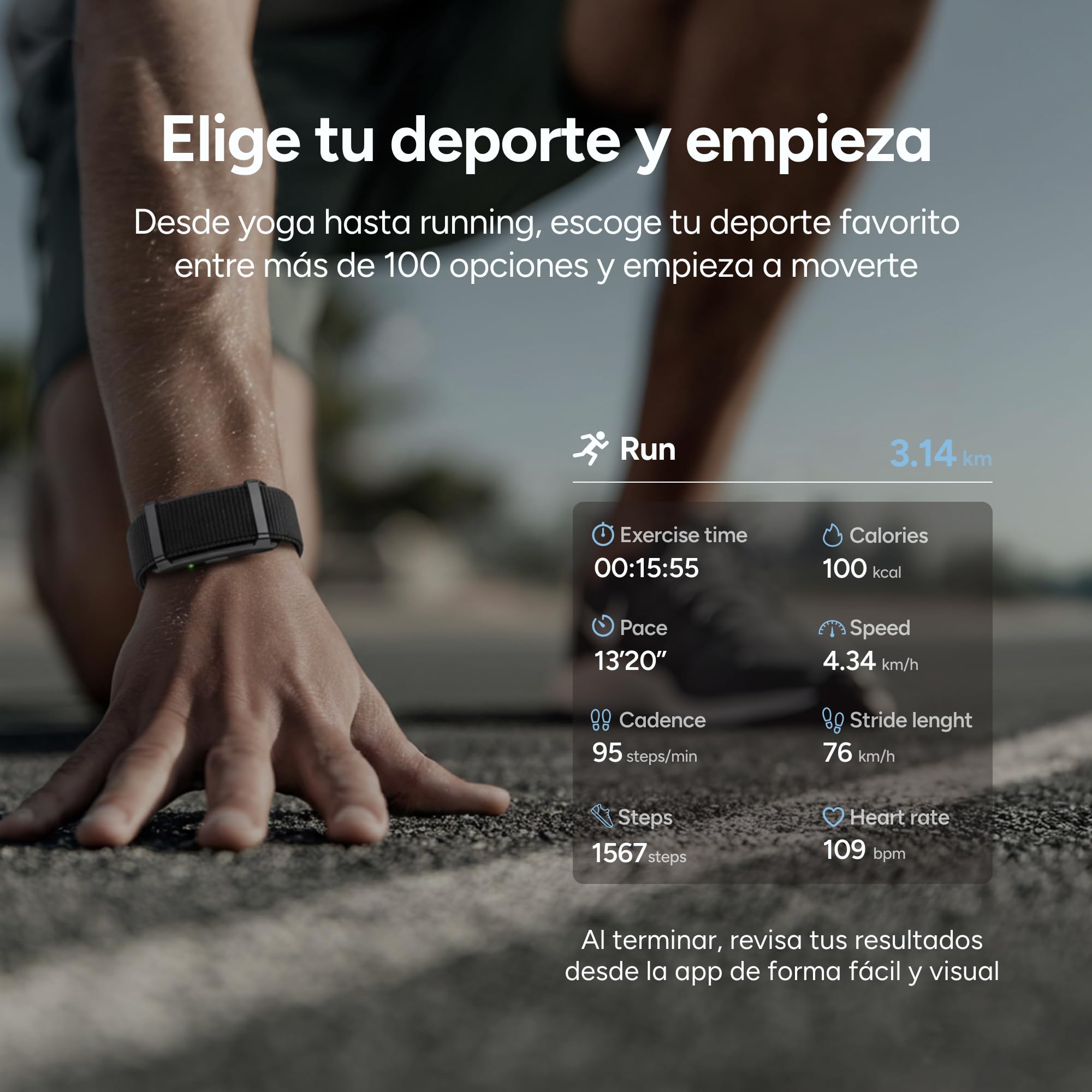 KSIX Vitalis Go Smartband sin Pantalla, Monitor Frecuencia Cardíaca, Oxígeno, Temperatura, Sueño, Estrés, 5 ATM, 30 Días Autonomía, 2 Correas Verde y Beige