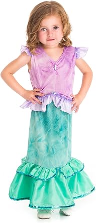 Little Adventures Magical Mermaid Princess Dress Up Costume for Girls
