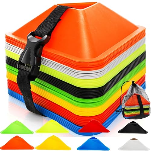 Tlence 48 Pack Soccer Cones Training