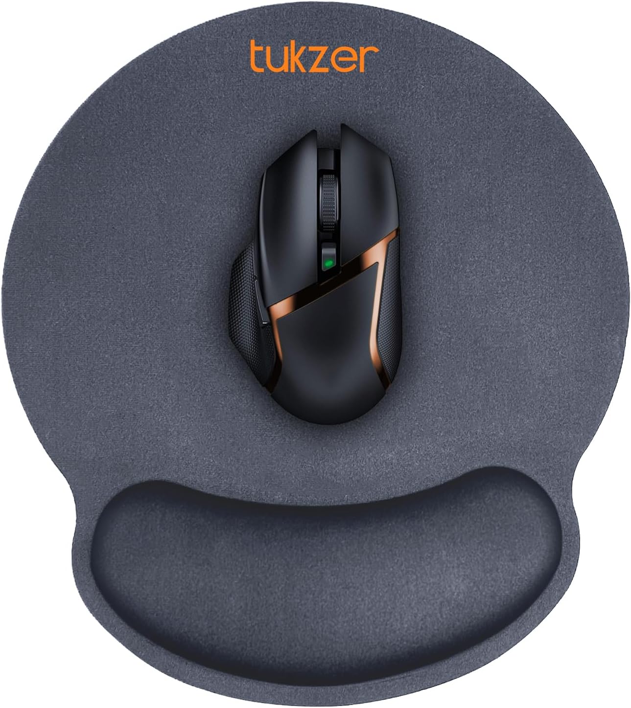 Gel Mouse Pad| Memory Foam Cushion Mousepad with Wrist Support, Ergonomic Design| Non-Slip Rubber Base| Suitable for Gaming, Computer, Laptop, Home & Office Non-Slip Rubber Base (Grey)