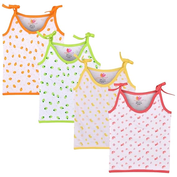 Orange and Orchid Unisex Polka Dot Regular Fit Tank Top