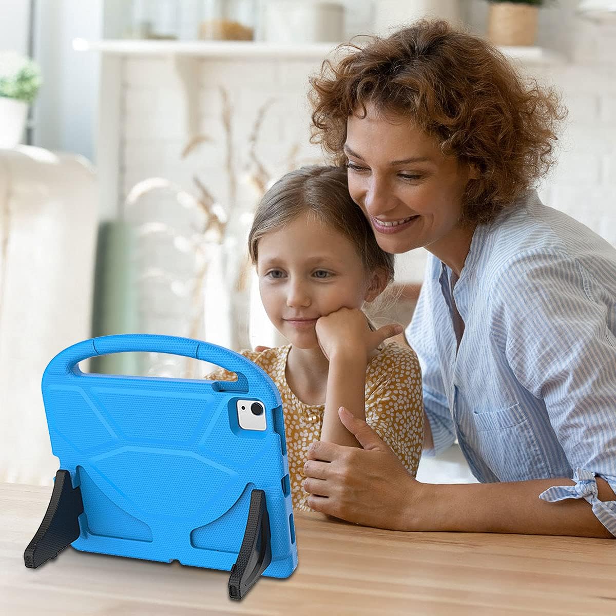 SUPLIK Kids Case for iPad Air 5th/4th Generation (10.9 inch,2022/2020), Built with Screen Protector, iPad Air 5 Kidproof Case with Handle Stand for Apple iPad Air Gen 4/5&Pro 11 Old Version, Blue image 3