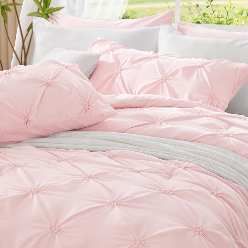BEDELITE Queen Comforter Set Baby Pink,Fluffy & Soft Comforter image 6