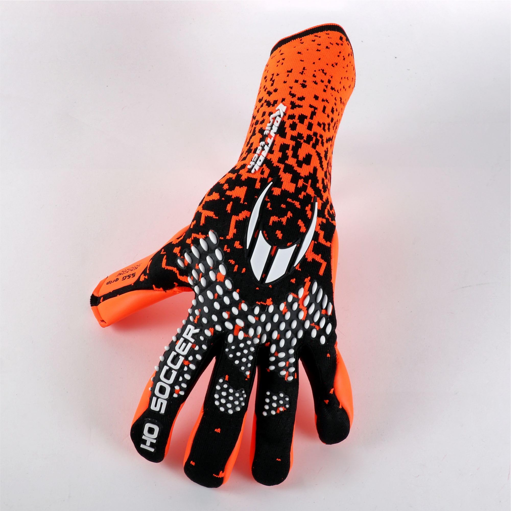 HO Soccer SSG Kontrol Knit Tech Orange Alert, Guanti Portiere Unisex Adulto