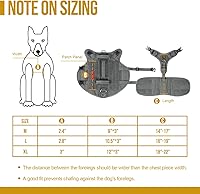Vista 4 de OneTigris Arnés táctico grande para perro, arnés ajustable de chaleco para perro sin tirones, arnés resistente con asa, paneles grandes de gancho