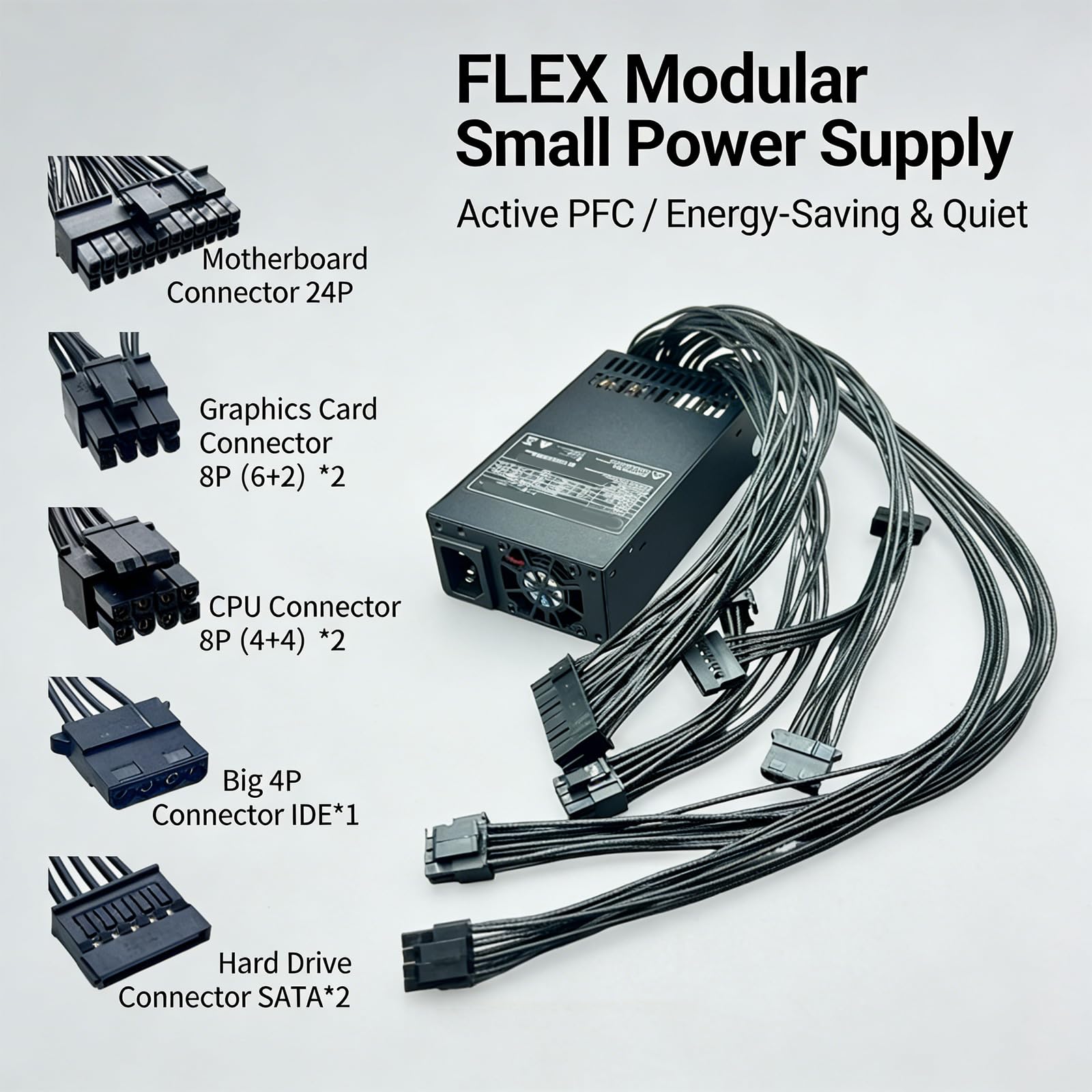 500W / 600W / 700W / 850W CPU 8P Modulo di alimentazione Full Module Power Supply Low per Server Accessori Full