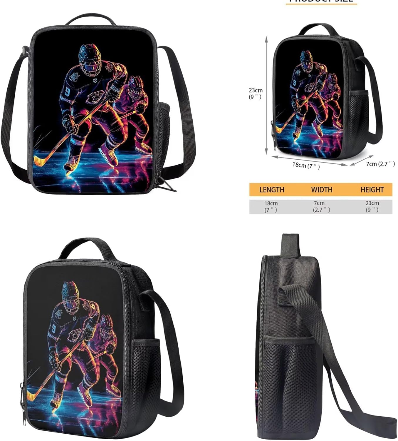 Ystardream Cute Galaxy Fox Bookbag for School Girls Backpack With Lunch Box Large Capacty School Backpack for Teens Children Elementary School Student,School Bag Set with Water Bottle Sleeve 17 inch