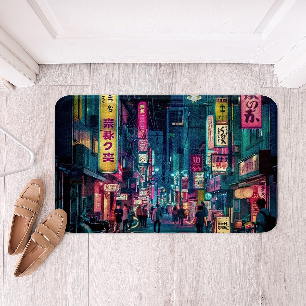 Feelyou Japanese Art Bathroom Rugs Bath Mats 16"x24" image 3