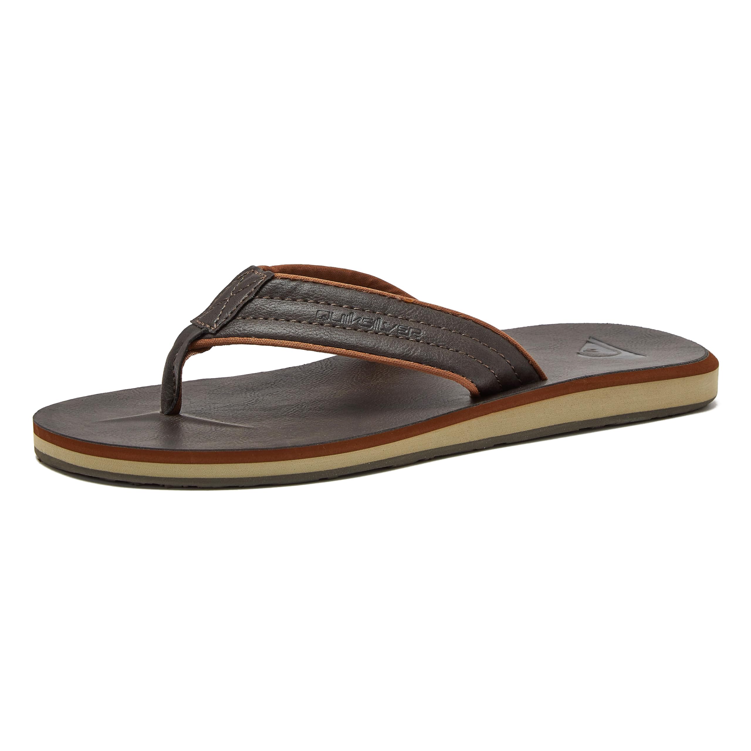 Quiksilver Men's Carver Nubuck Sandal, Demitasse-Solid, 6 UK