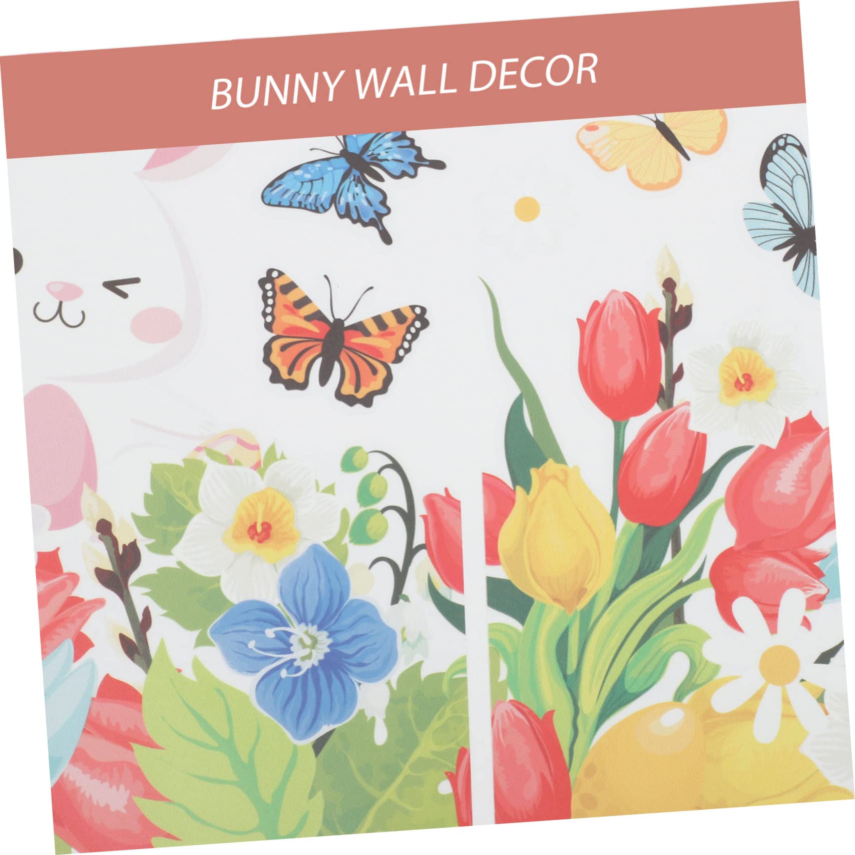 Artibetter 5juegos Pegatinas De Pascua Para Ventanas Adhesivos De Conejos y Decoración De Paredes y Habitaciones Infantiles