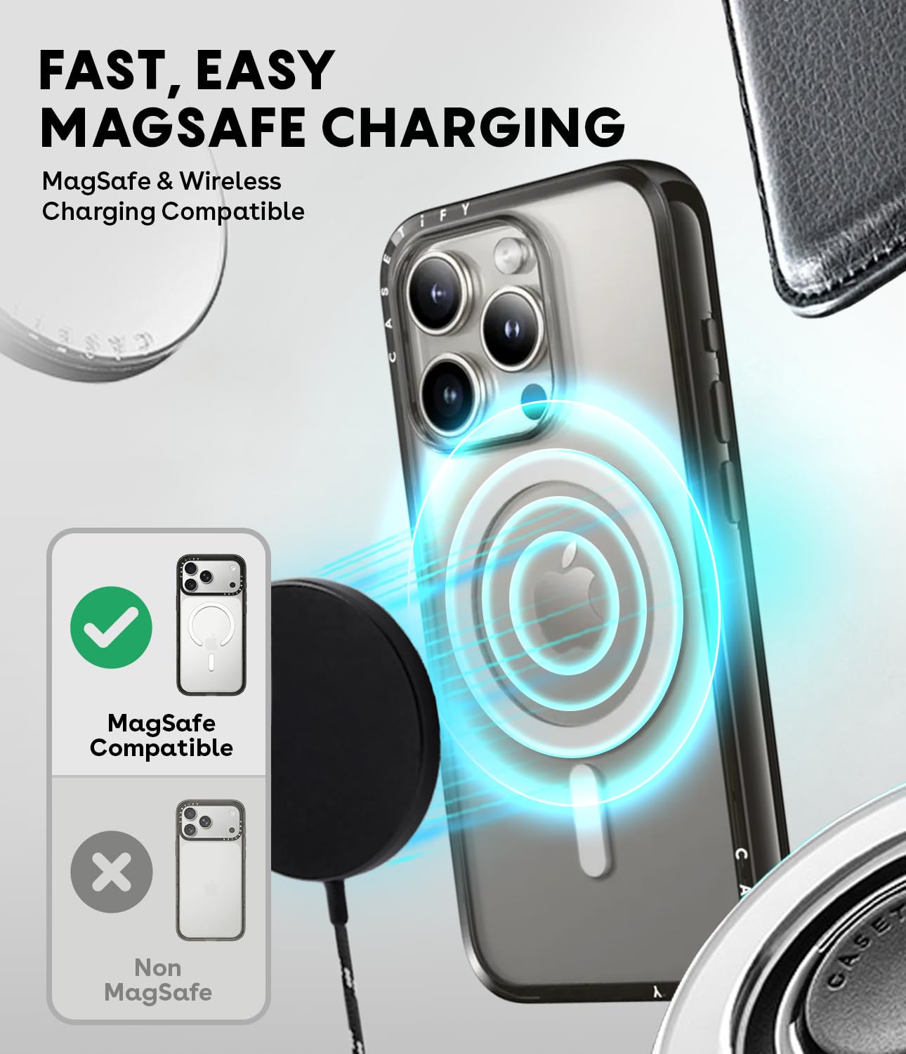 Amazon.com: CASETiFY Compact iPhone 16 Pro Max Case [Slim and