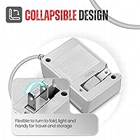 Vista 5 de TNP - Cargador 3DS, adaptador de corriente alterna, fuente de alimentación, cable de carga de batería de viaje, kit de accesorios de repuesto