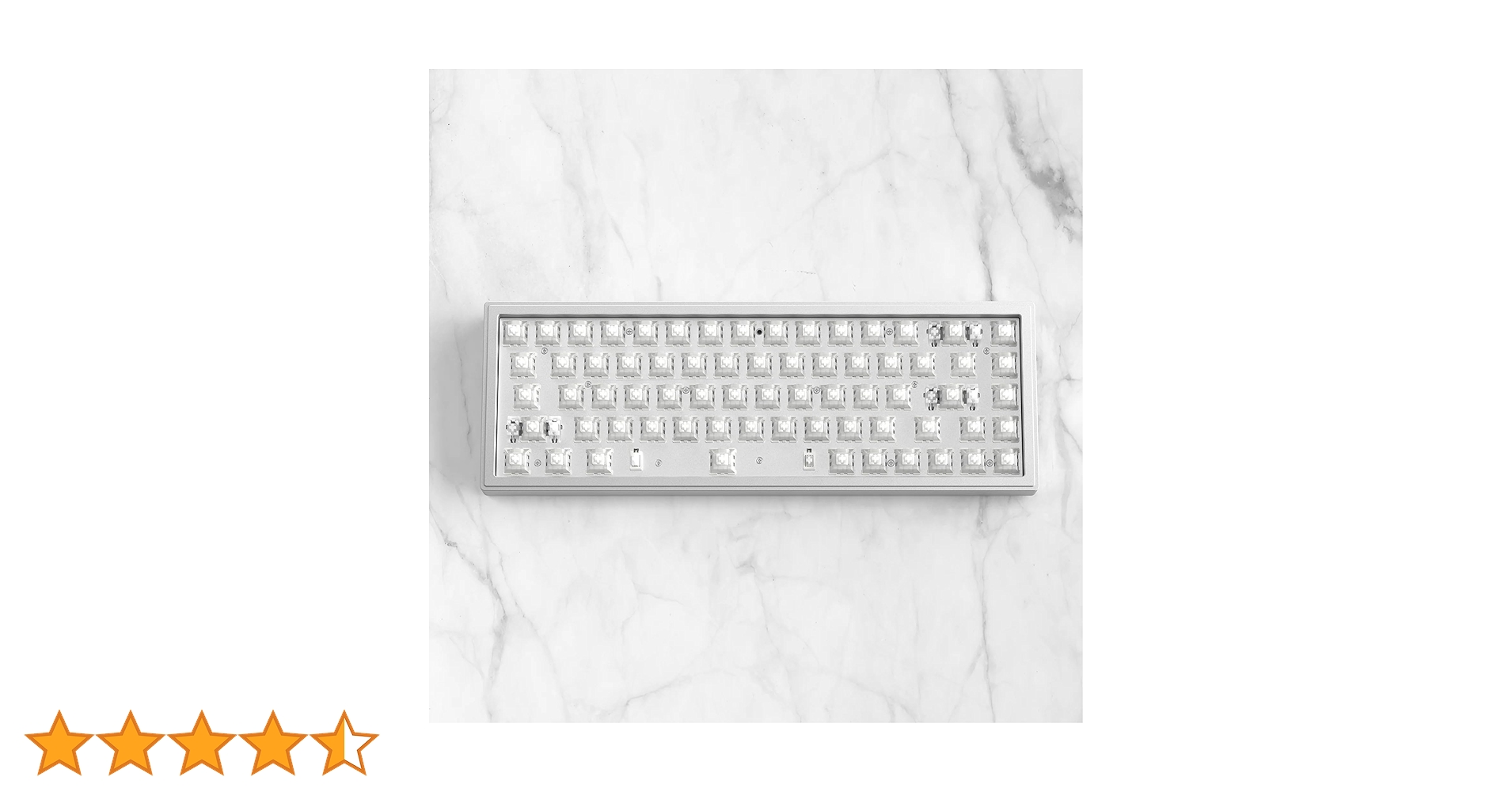DrunkDeer G65 ホワイトキーボード本体　美品 DrunkDeer G65 White G65-W0A01 (ABS Keycaps) ｜ パソコン通販
