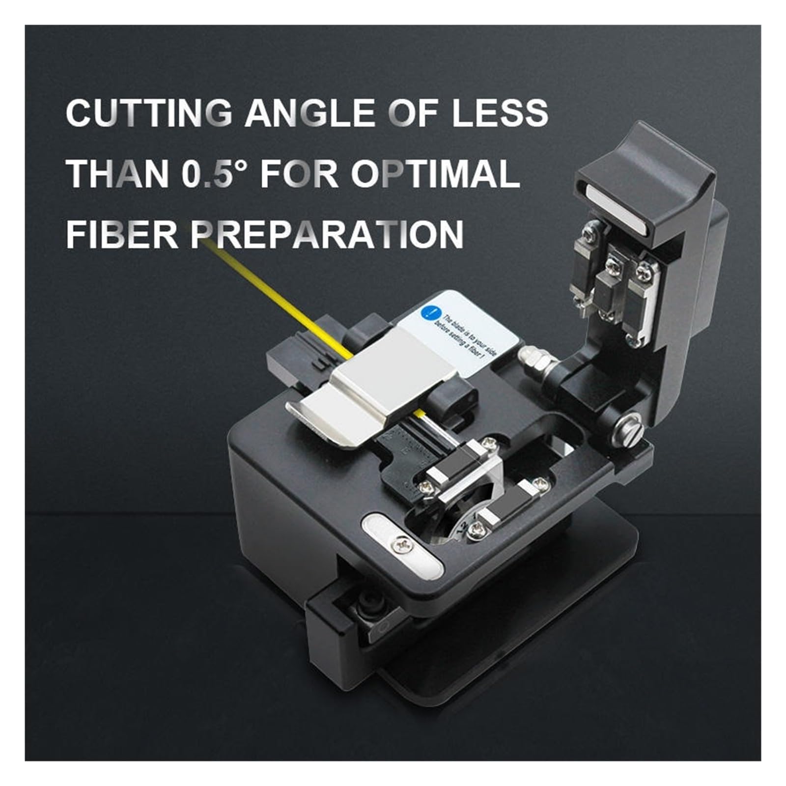 Narzędzie do cięcia i zdejmowania izolacji ze świa S06 Fiber Optical Cleaver Optic Cutter Knife Maszyna do cięcia FTTH Użyj Cold Connection Cutting