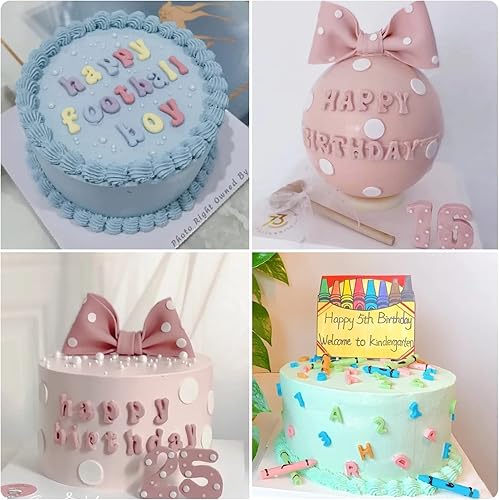 Miniatura 5 de Zixiang Moldes de letras cubiertas de chocolate, fresas de silicona en mayúsculas y minúsculas para hacer dulces, gomitas, galletas, cubitos de