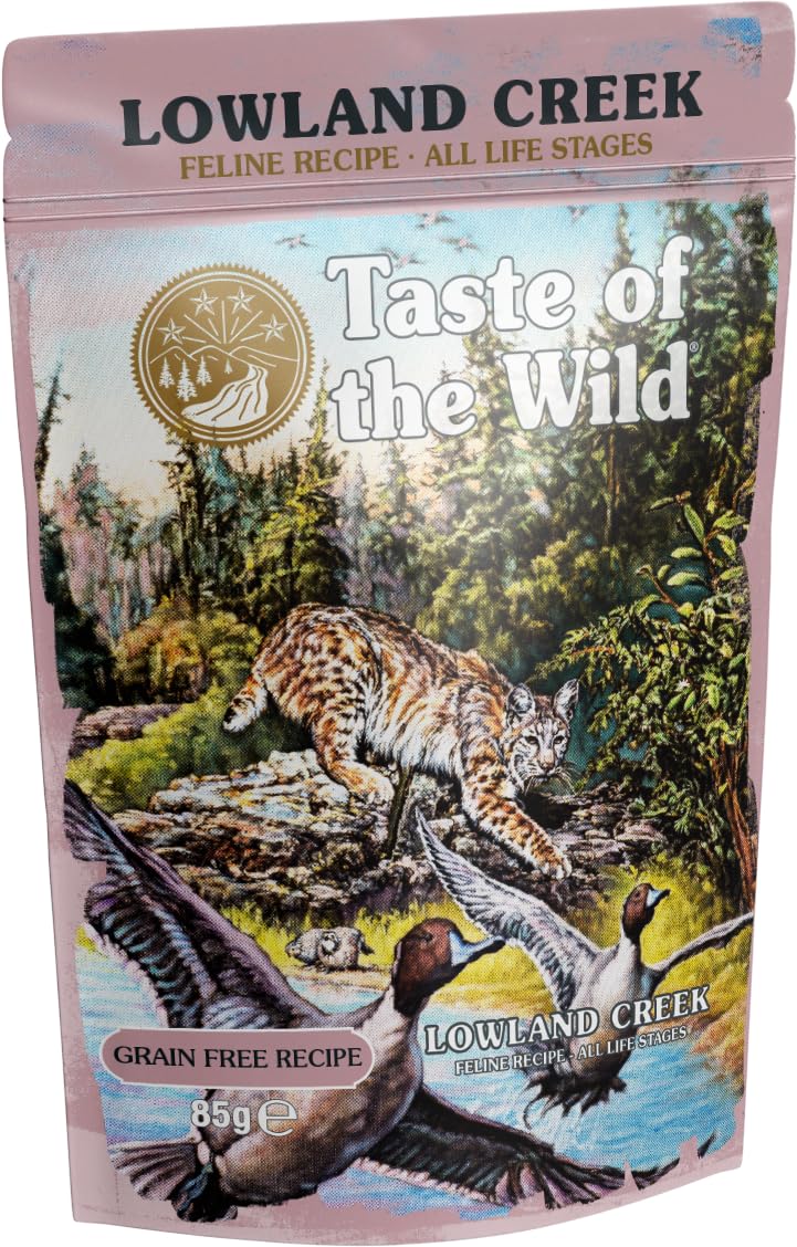 Taste of the Wild Gato Lowland Creek Trozos En Salsa Bolsa 12 x 85 g
